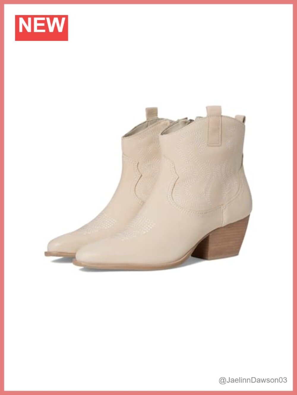 Dolce Vita Womens Shania Leather Pull-On Fashion Bootie